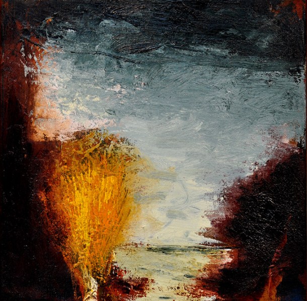 Ian Parry, After Monticelli (2011), oil on linen, 30 x 30 cm