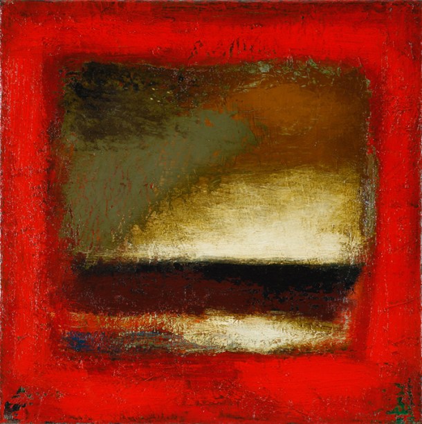 Ian Parry, Window - Portside (2011) oil on linen, 41 x 41cm