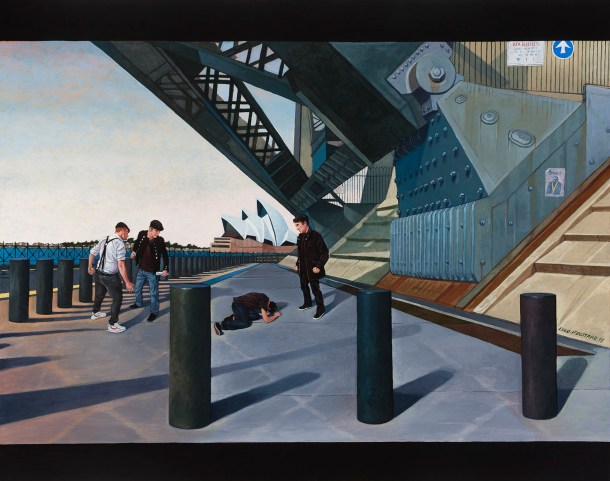 Eolo Paul Bottaro End of the Rainbow, 2013, oil and egg tempera on linen, 110 x 138 cm