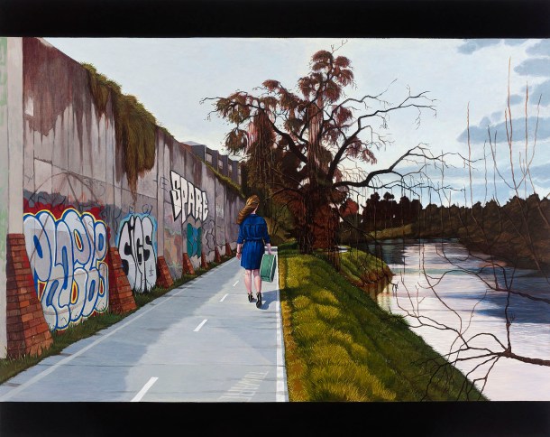 Eolo Paul Bottaro Towards, 2013, oil and egg tempera, 110 x 138 cm