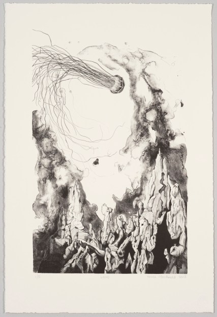 Nicole Macdonald Lost, 2013, lithograph, edition of 5, 72 x 53 cm