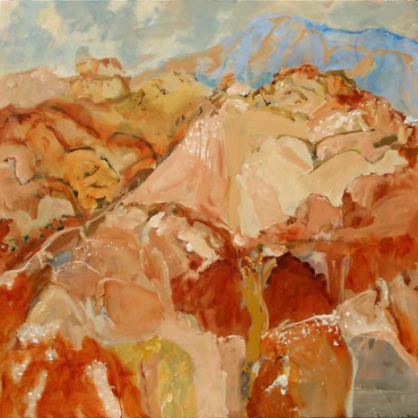 Luke Sciberras, Fowlers Gap, 2010, oil on board, 120 x 120cm
