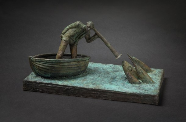 Jon Eiseman, The Mariners Dream 2014, unique bronze, 18cm x 36cm x 19 cm