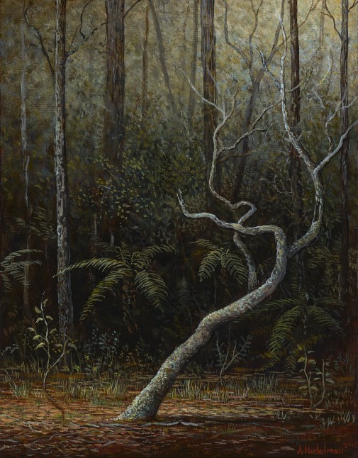 Adam Nudelman, Last to know, 2016, oil on panel, 27.5 x 22.8 cm