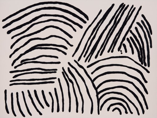 Kirra Jamison, Mono 1, 2016, gouache on paper, 56.0 x 76.0 cm